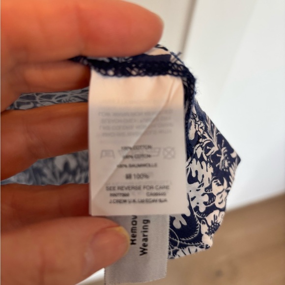 J. Crew Crewcuts Blue and White Sleeveless Sundress - 14 - Picture 6 of 7